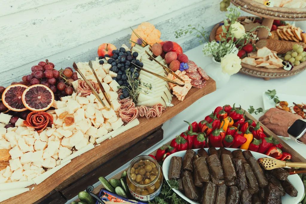 Cheeseboard and charcuterie spread by Sadie's Catering